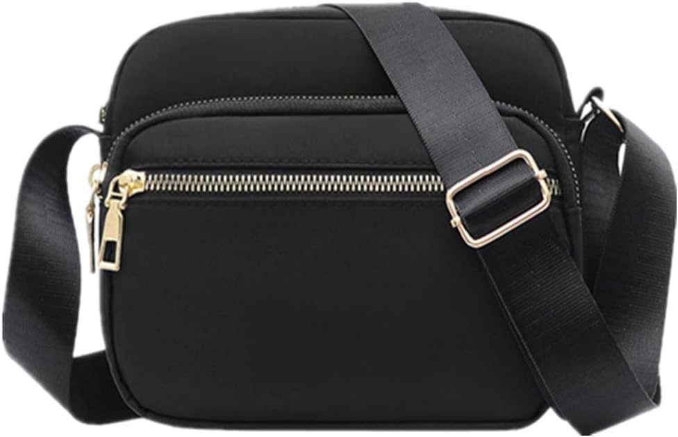 NylonBags for Women Purses and Handbags Women's Casual Messenger Bags Waterproof BlackPurse
