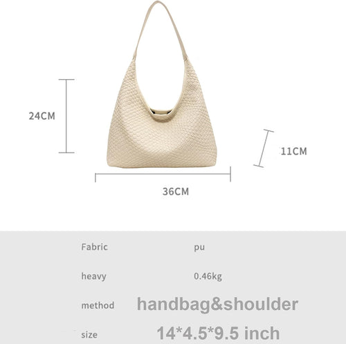 2026 Leather Tote Bag for Women Top-handle Shoulder Bag, Hobo Bags Large Capacity Soft Vegan Crossbody Handbag Underarm