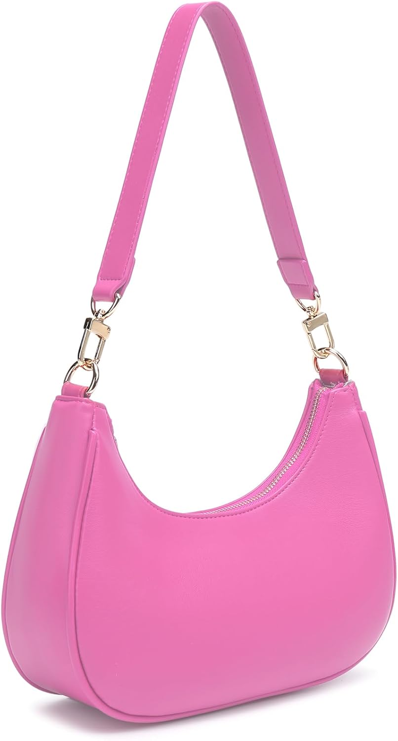 Women's Shoulder Bags: Cute Styles, Vintage Zippered Handbags & Lightweight Underarm Bags (Ideal for Dates, Shopping & Gifting)