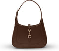 Women's Shoulder Bag — Small Shoulder Bag | Structured Top-Handle Handbag | Adjustable Strap | Vegan Leather Material
