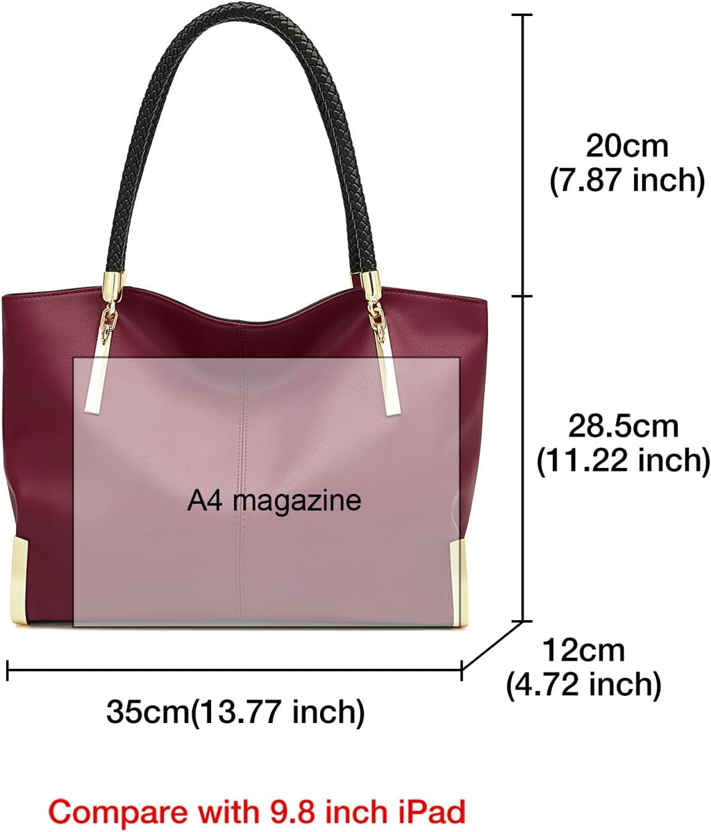 Large Capacity Tote Handbags for Women, Women's Top-handle Bags Fashion Shoulder Bags Purses Minimalist design