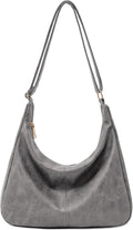 Women's Bags — Foldable Vegan Leather Shoulder Bag | Relaxed-Style Tote | Crossbody Bag