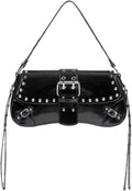 Women's Y2K Style Bags | Trendy Gothic Studded Punk-Style Leather Shoulder Bag