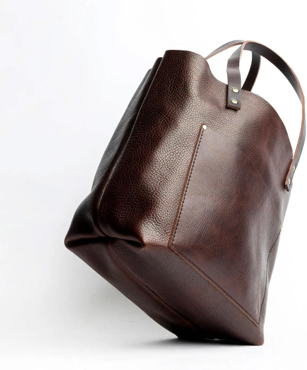 Classic Tote Bag – Handmade, Durable & Unlined – Interior & Exterior Pockets