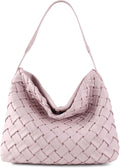 Woven Bag for Women, Vegan Leather Tote Bag, Retro Handbag Purse, Handmade Large Summer Beach Shoulder Bags