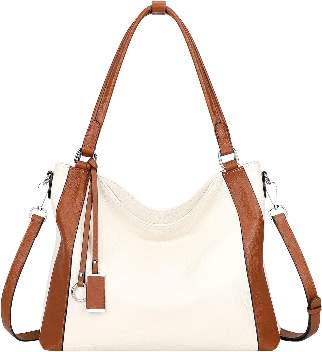 Soft Leather Handbags for Women Shoulder Hobo Bag Large ToteBag