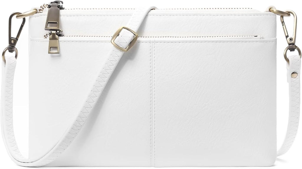 LeatherBag for Women Small Clutch PursesShoulder Handbag Wallet PursesCard Slots