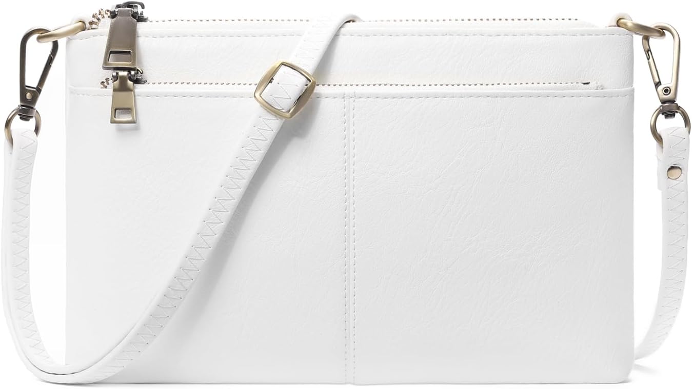 LeatherBag for Women Small Clutch PursesShoulder Handbag Wallet PursesCard Slots