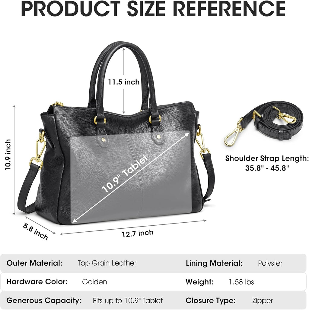 Soft Leather Tote Bags for Women, Shoulder Satchel Purses and Handbags