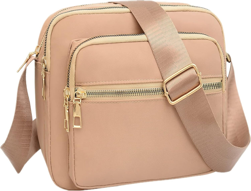 NylonBags for Women Purses and Handbags Women's Casual Messenger Bags Waterproof BlackPurse