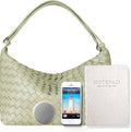 Vegan Leather Woven Tote Handbag, Top-handle Shoulder Bag, Woven Leather Pure Underarm Purse, Clutch Bag Braided Bag