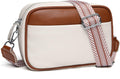 SmallBags for Women Genuine Leather, Guitar Strap Shoulder Handbag Purse Camera Bag with  Card Slots