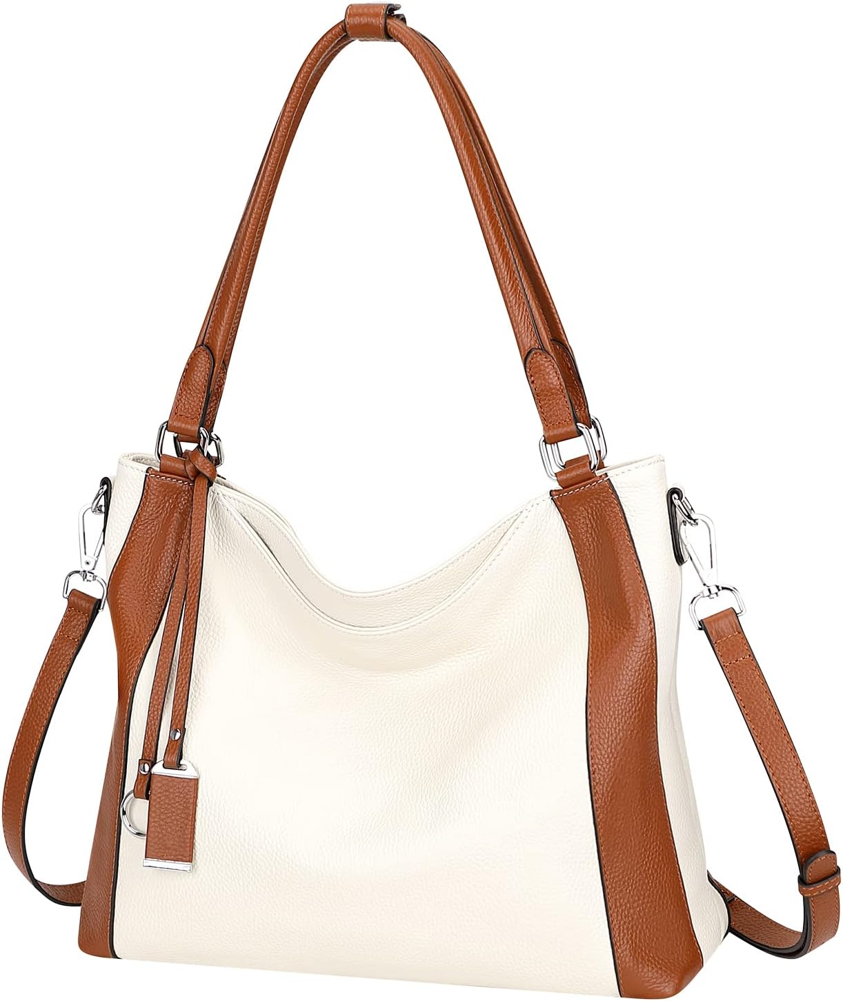 Soft Leather Handbags for Women Shoulder Hobo Bag Large ToteBag