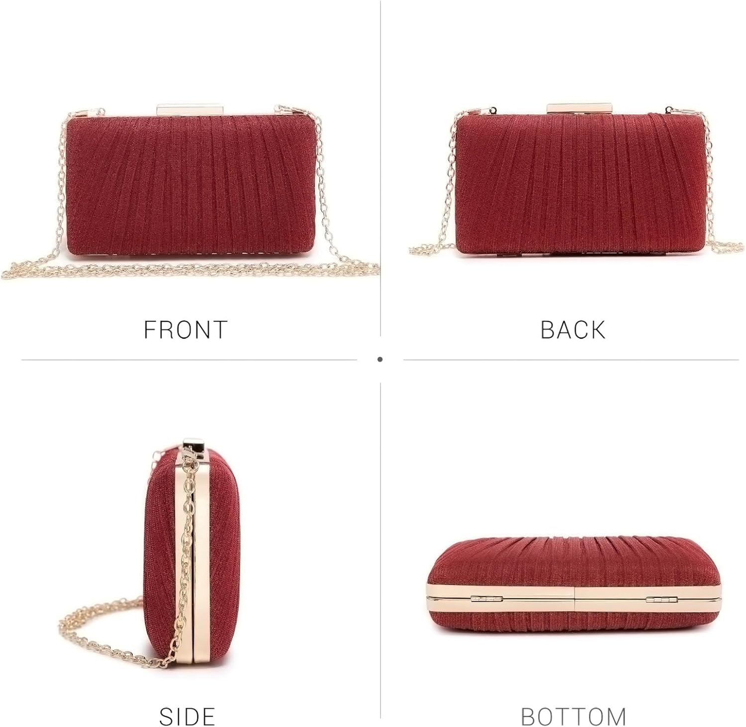 Women Evening Purses Clutch Bags Formal Party Clutches Wedding Purses Cocktail Prom Handbags