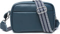 SmallBags for Women Genuine Leather, Guitar Strap Shoulder Handbag Purse Camera Bag with  Card Slots