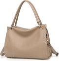 Women Genuine Leather Purses Handbags Tote Bag Shoulder Bag Top Handle Satchel LadiesHobo Bags Bucket Bag