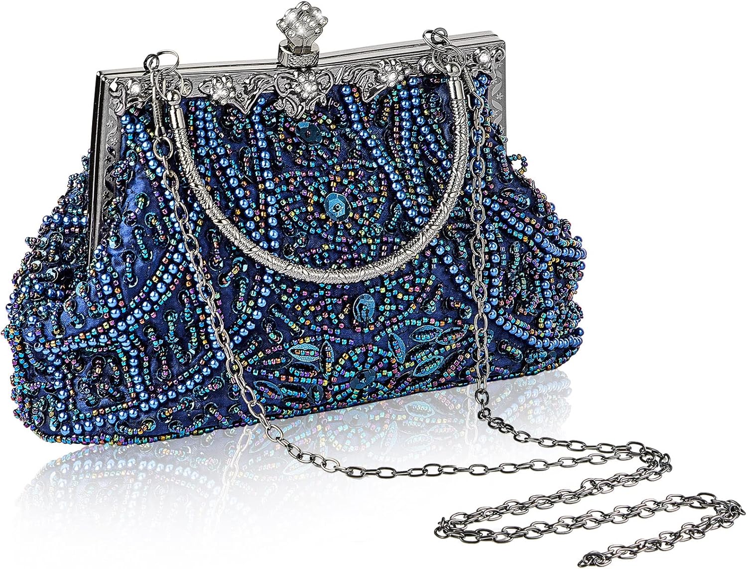 s Vintage Beaded Clutch Evening Bag for Women Formal s Womens Accessories Flapper Clutch for Wedding Party