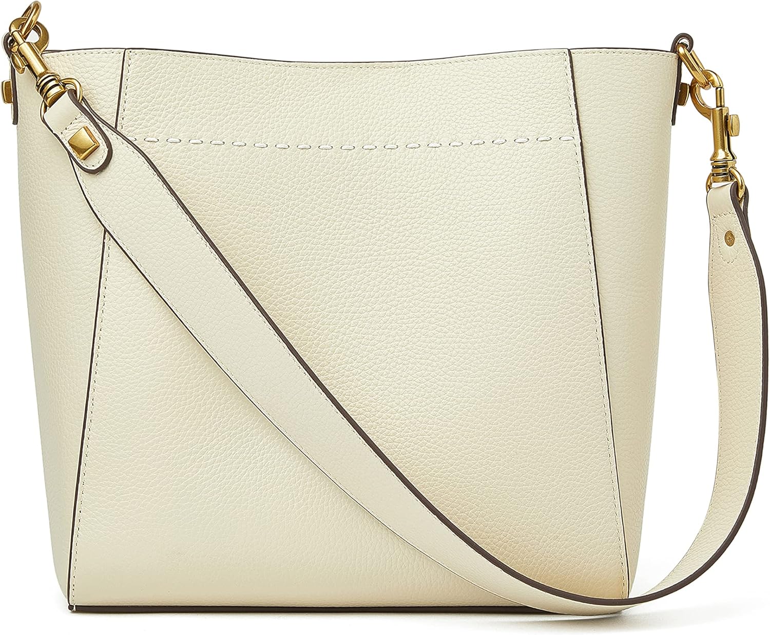 Leather Bucket Tote Bags for Women Designer Shoulder Hobo Purse and Handbags with Detachable Wide Strap