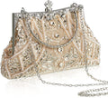 s Vintage Beaded Clutch Evening Bag for Women Formal s Womens Accessories Flapper Clutch for Wedding Party