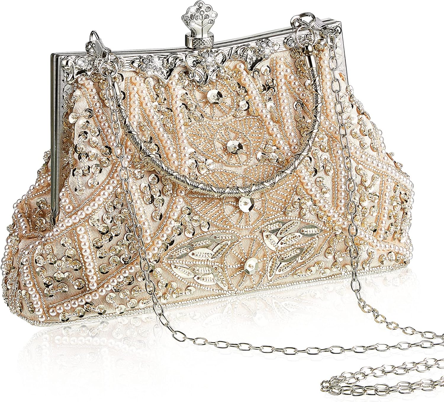 s Vintage Beaded Clutch Evening Bag for Women Formal s Womens Accessories Flapper Clutch for Wedding Party