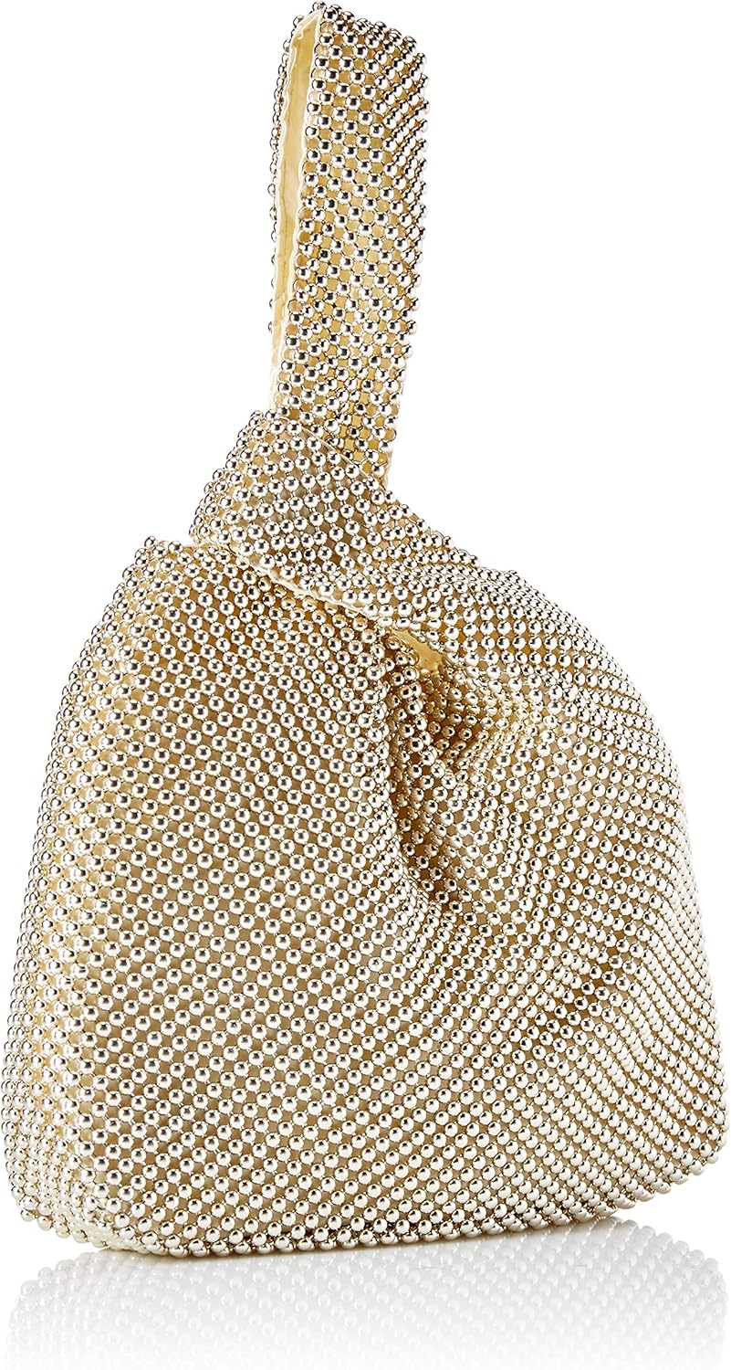 Womens  Mesh Pouch Evening Bag