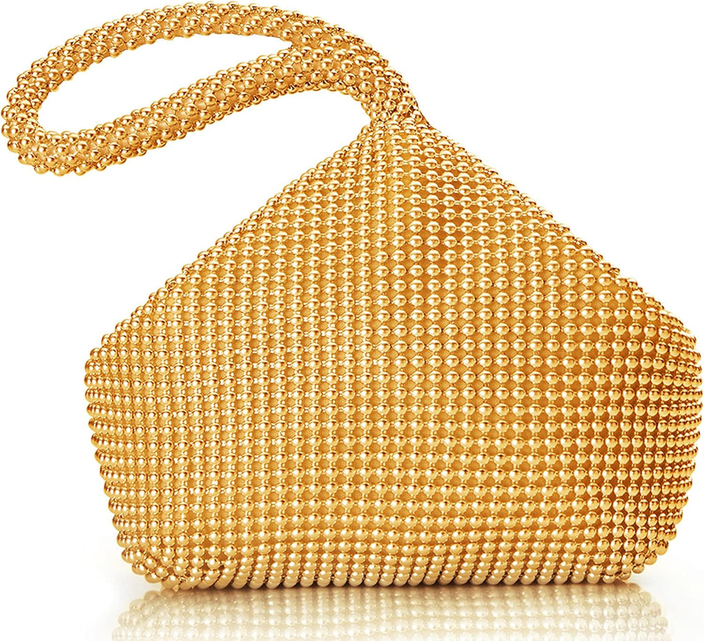 Women's Beaded Clutch Evening Bags Vintage Elegant Triangle Purse for s Party Prom Wedding